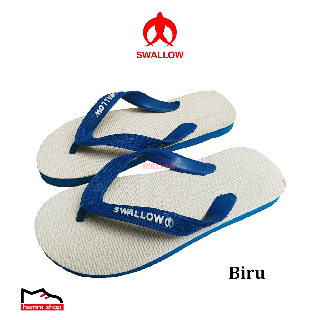 Sandal Jepit Swallow Telapak Putih Klasik