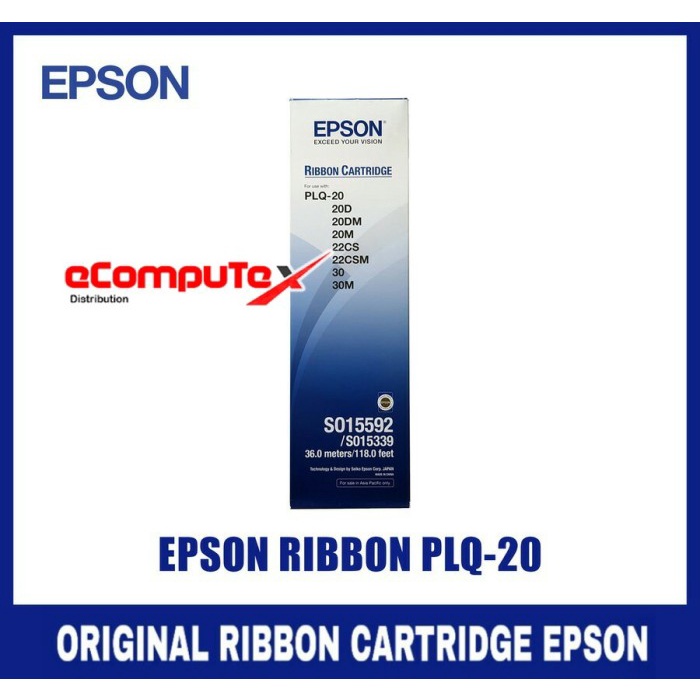 RIBBON CARTRIDGE / CATRIDGE PITA PRINTER EPSON RC PLQ 20 / LQ 20 ORIGINAL