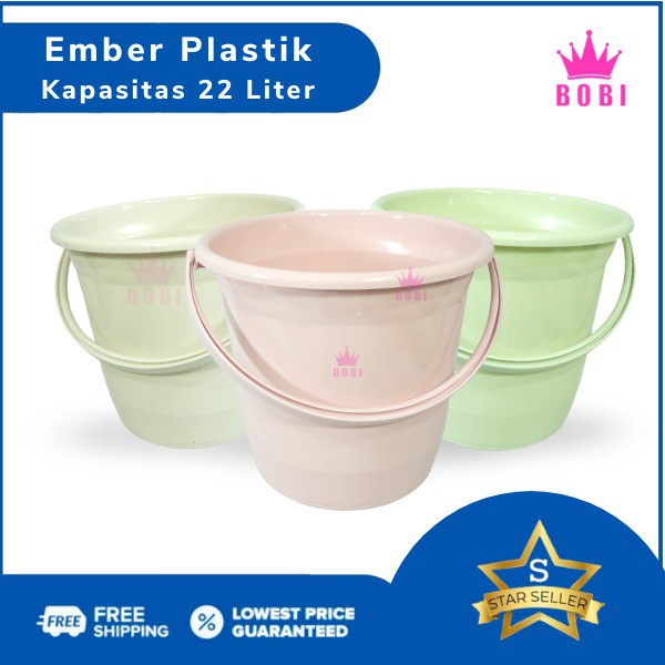 Ember Plastik Berkualitas 22Liter - Ember Kode 801- Bucket Plastic Premium