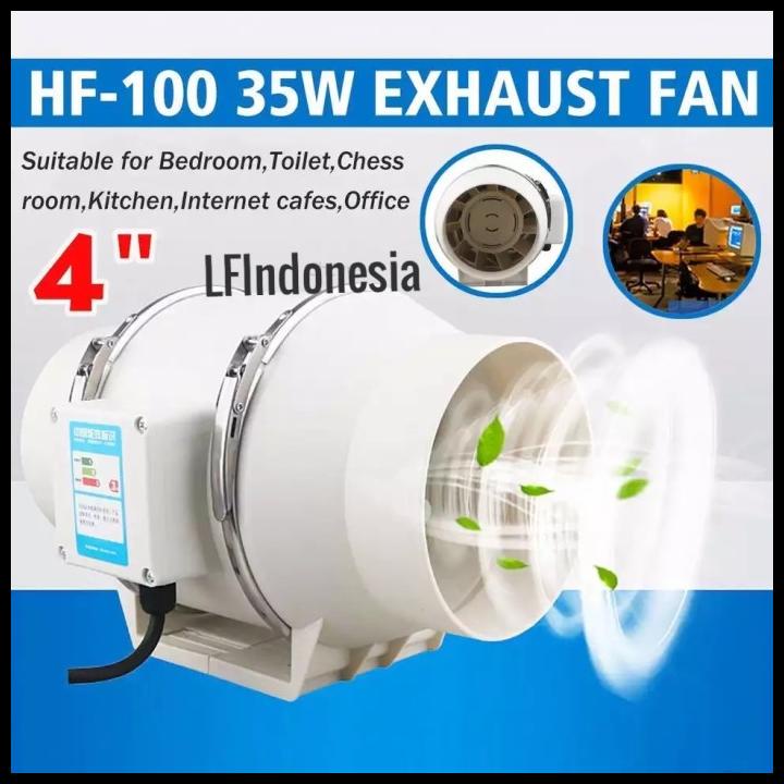 Inline Fan Lfi 4 Inch Pp Plastik Duct Inline Pp 4 Inch