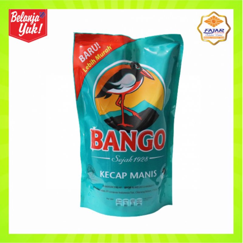 

Bango Kecap Manis Kedelai Hitam Manis Pouch Refill 210 ml