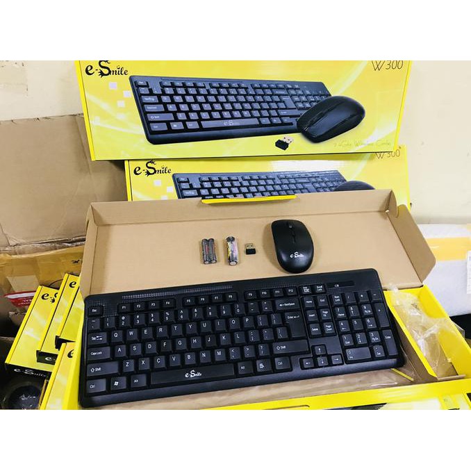 Keyboard Wireless Mouse Banda W200 PAKET
