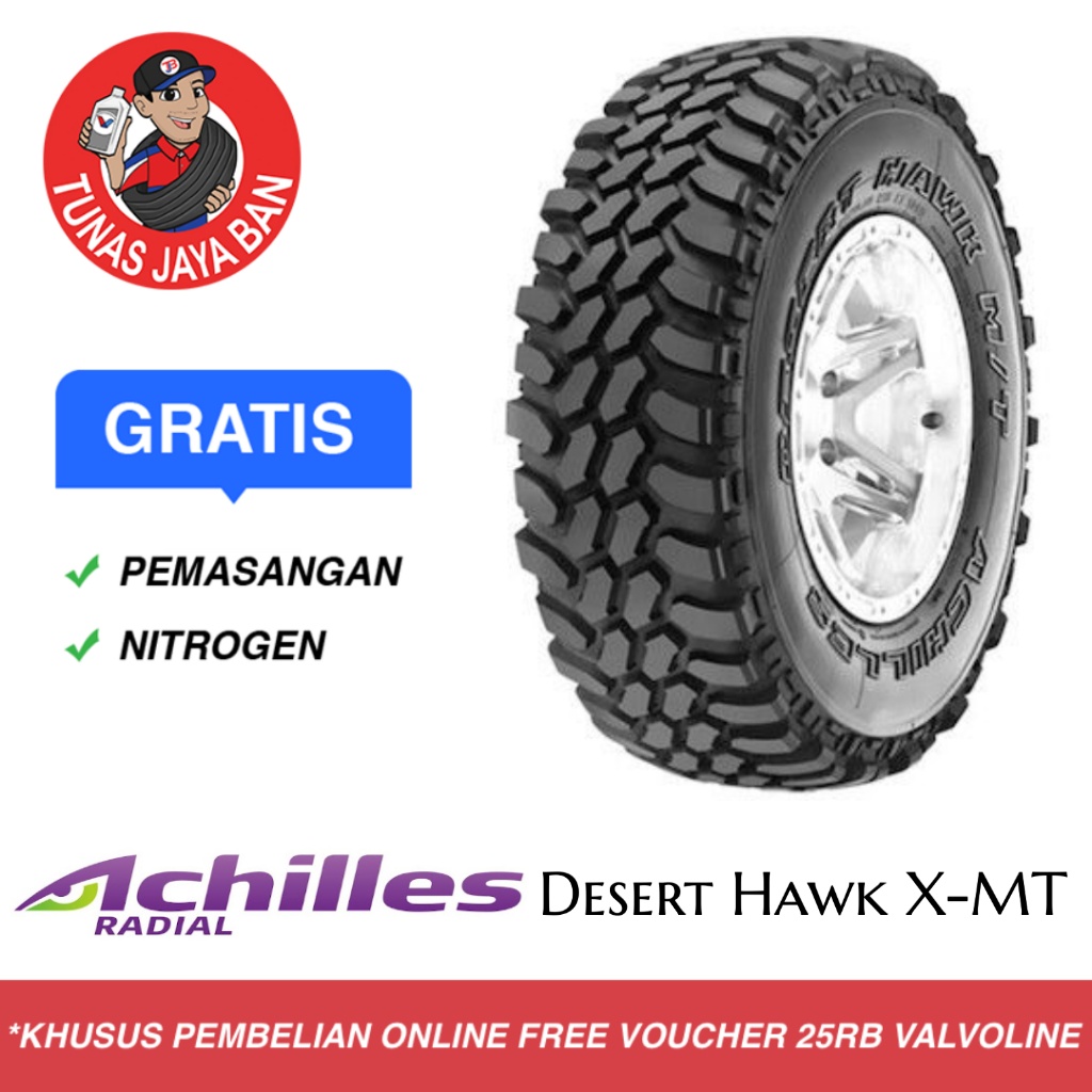 Ban Achilles Desert Hawk X-MT 285/75 R16 Toko Surabaya