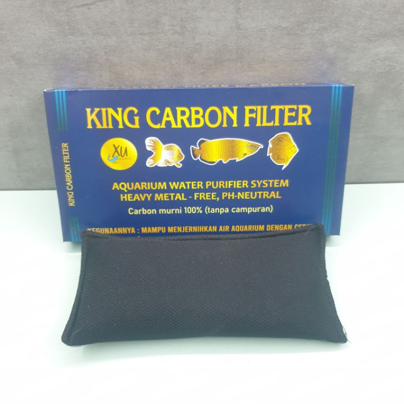 KING CARBON FILTER KARBON AKTIF MEDIA FILTER PENJERNIH AIR XU AQUATIC