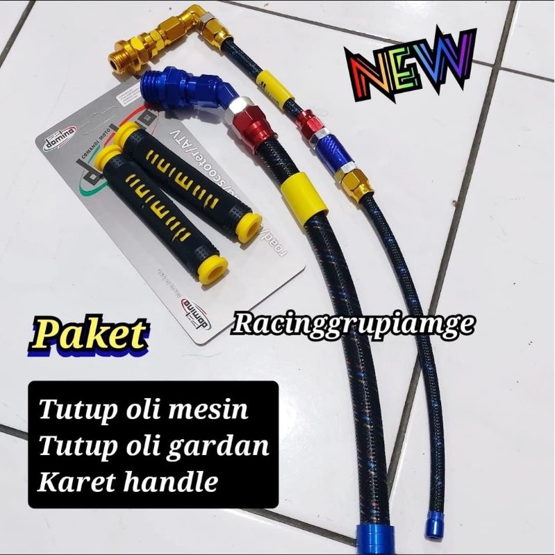 Paket Selang Gardan+Selang Tutup Oli Mesin Psi Murah 1 Paket - Foto Asli