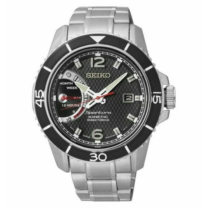Jam Tangan Seiko SRG019P1 Sportura Kinetic Drive Original