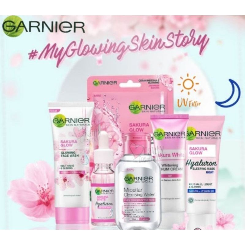 PAKET LENGKAP GARNIER SAKURA WHITE