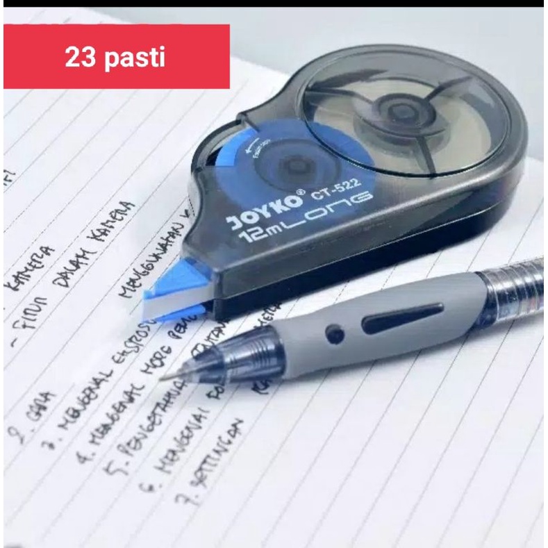 

corection tape pita koreksi 522 isi 2 pcs