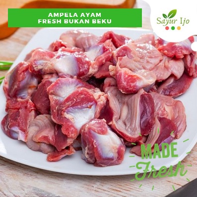 

Ampela Ayam 230 - 250 Gram Fresh Frozen Chicken Gizzard Daging Beku Segar
