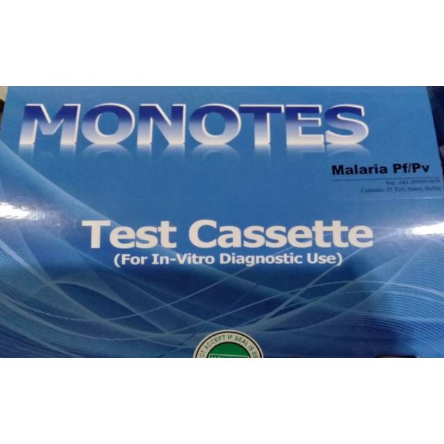 Monotes malaria PF /VP device rapid test