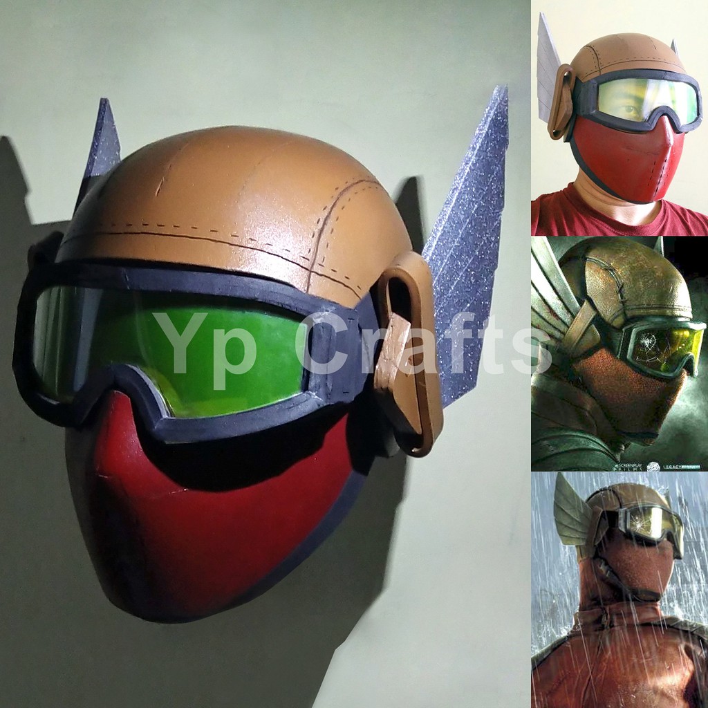 Topeng Helm Gundala Tipe Pertama Sancaka Retro Biker Cosplay ( Pre Order )