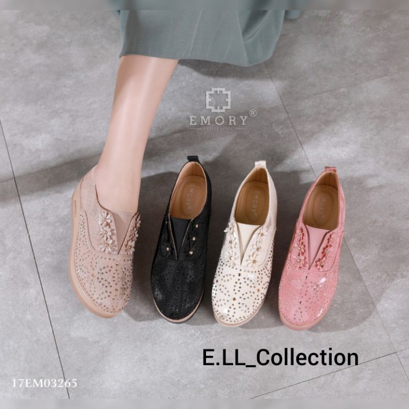 {XTRA ONGKIR} 17EMO3265 Emory Zarinna Wedges Sepatu