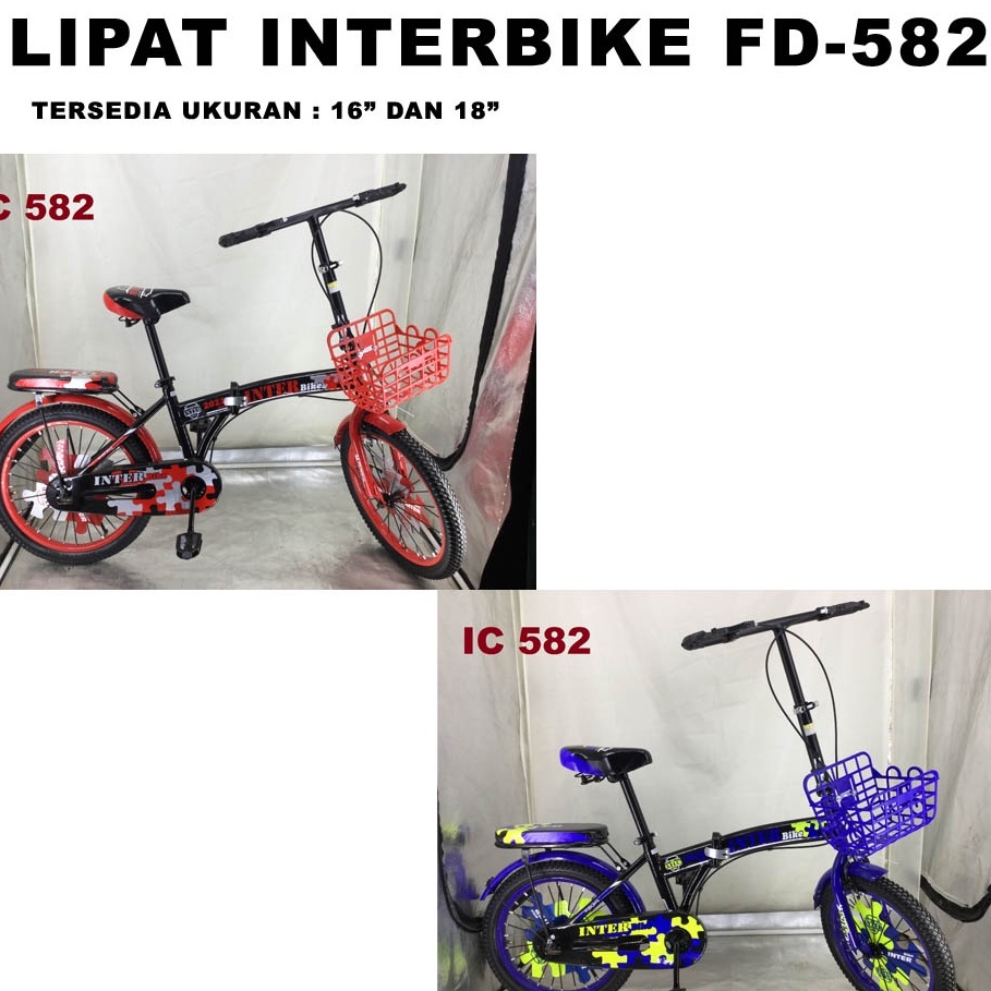 Sepeda LIpat 16 Inch Interbike FD-582