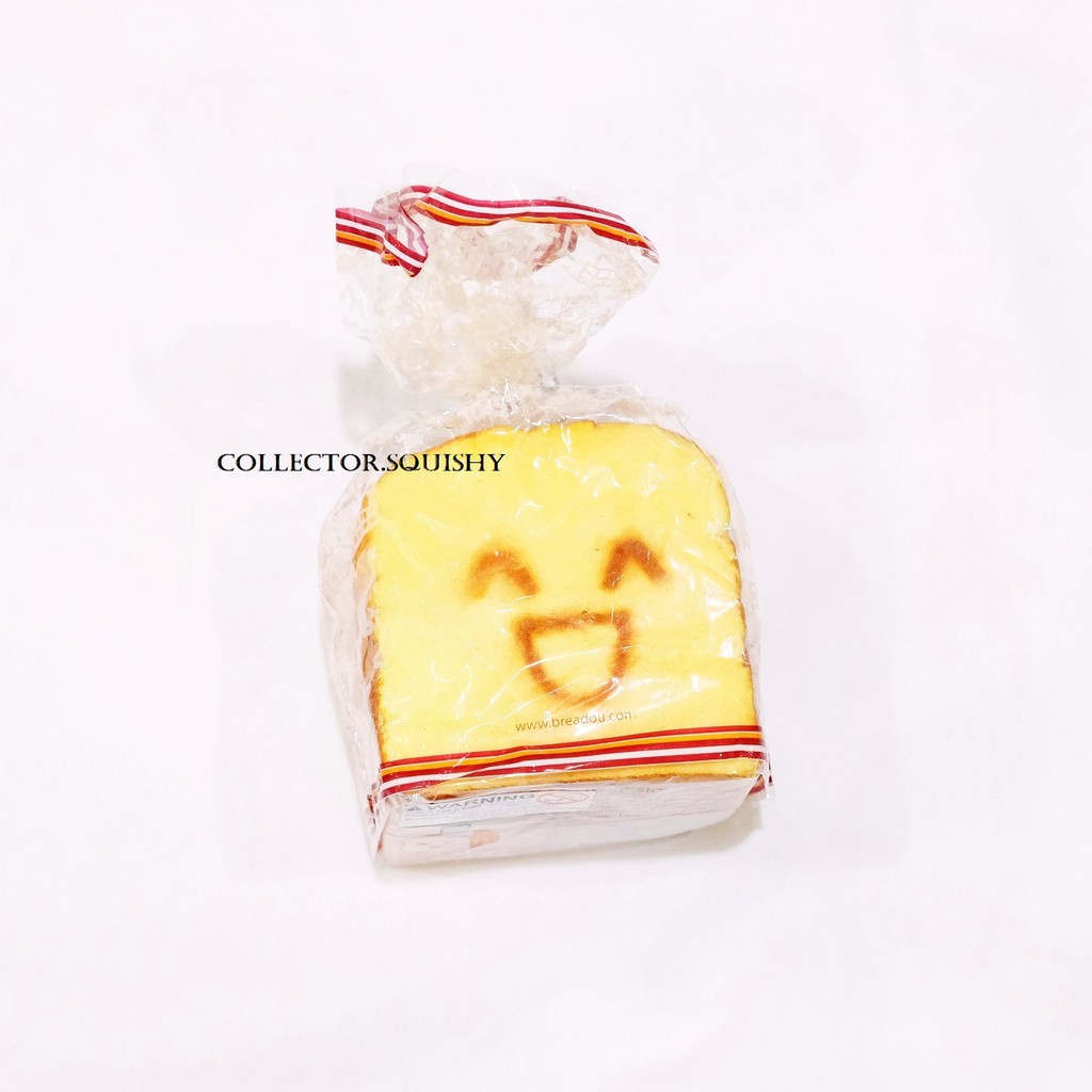 BREADOU ROTI TOAST LOAF BREAD EMOTICON SQUISHY