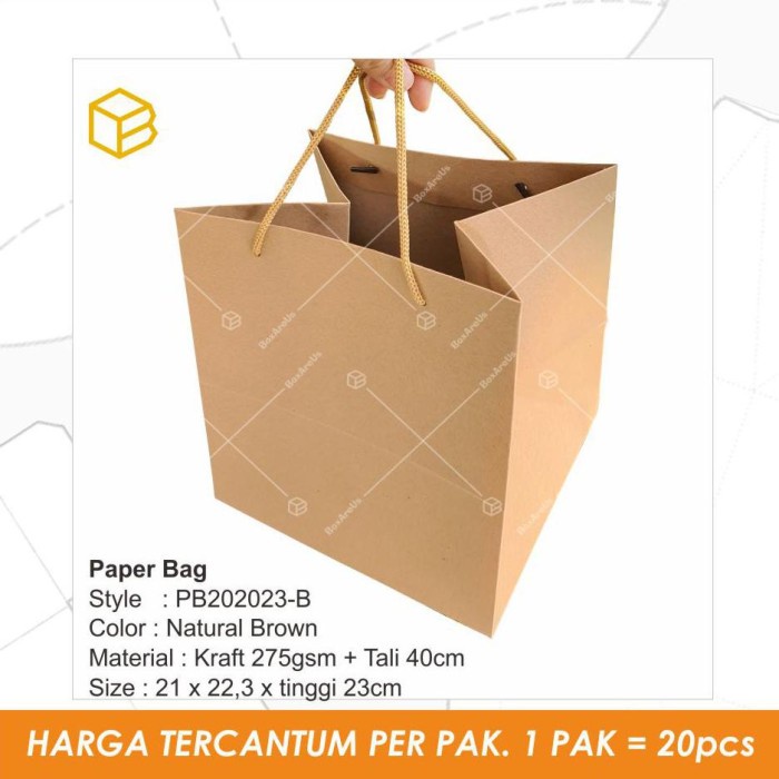 

(TERLARIS) Paper Bag, Kantong Tas, Kertas Paperbag, Belanja Shopping Goodie Bag