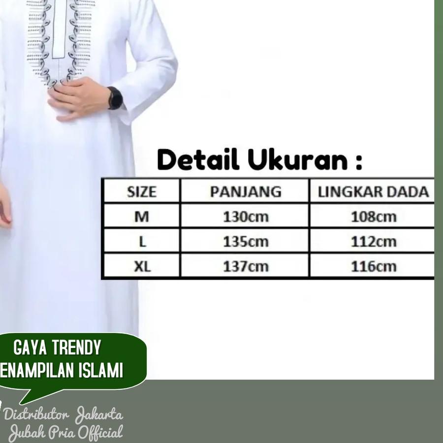 Big Sale Jubah Pria Gamis Pria Cowok Laki Laki Dewasa Lengan Panjang Al Haramain Baju Jubah Putih Pria Dewasa Lengan Pendek Hitam Habib Polos  2022-2