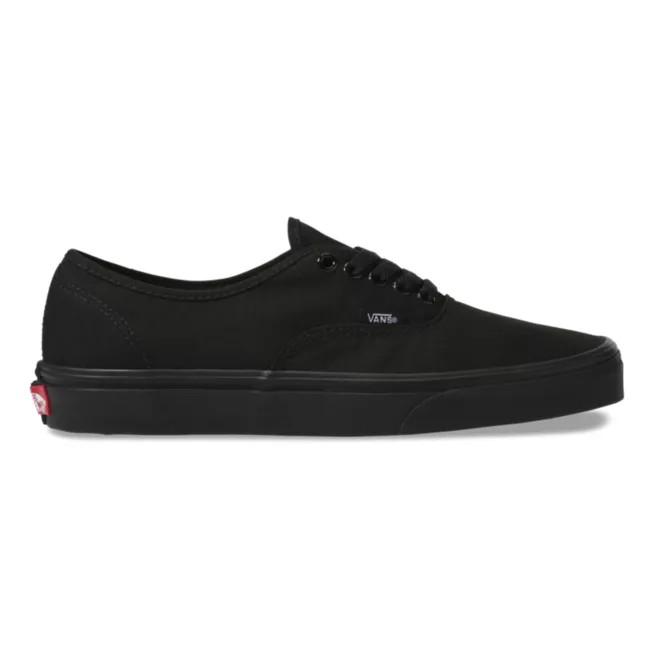 Sepatu Vans Sneakers Era Authentic Sepatu Pria dan Wanita Hitam Polos