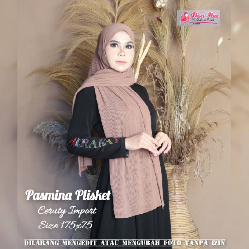 Terbaru Pasmina Plisket Doa Ibu