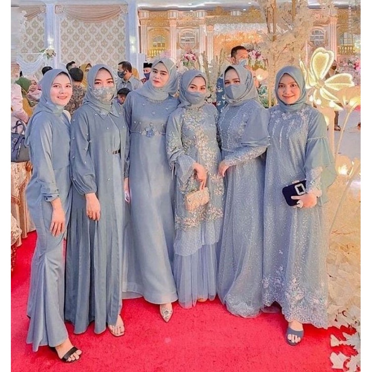 Paket Seragaman Bridesmaid/Sergaman Keluarga/Seragam Wisuda/Baju Nikah