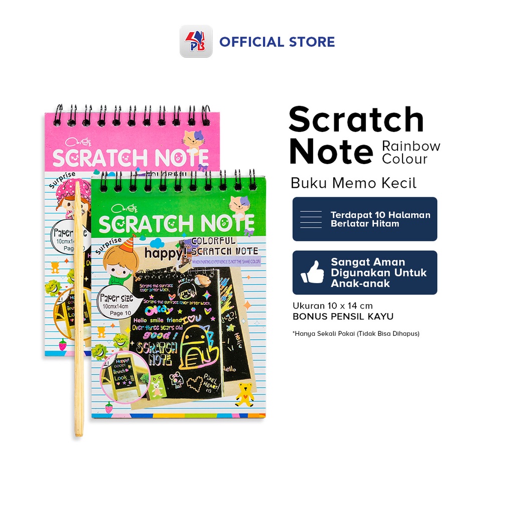 

Buku gambar ajaib / Magic Book Colorful Scratch Note Buku Gambar Anak Ajaib Mainan Edukasi Anak / PB EDUKASI ANAK - PBNB