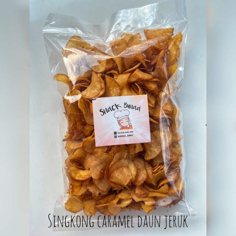 

singkong caramel daun jeruk