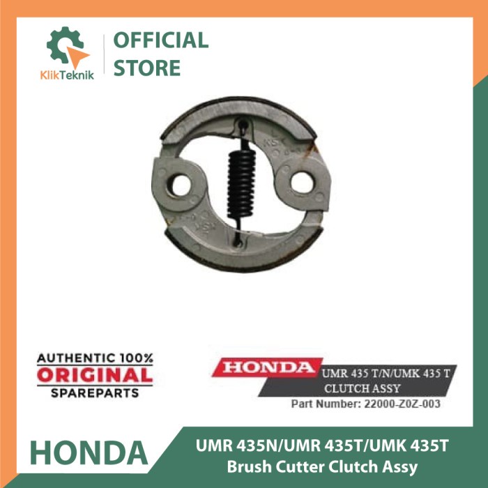 Clutch Assy Honda UMR 435N/UMR 435T/UMK 435T Brush Cutter