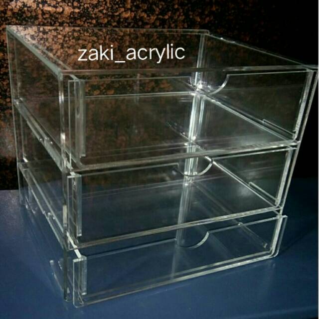 Acrylic/akrilik box make up mini