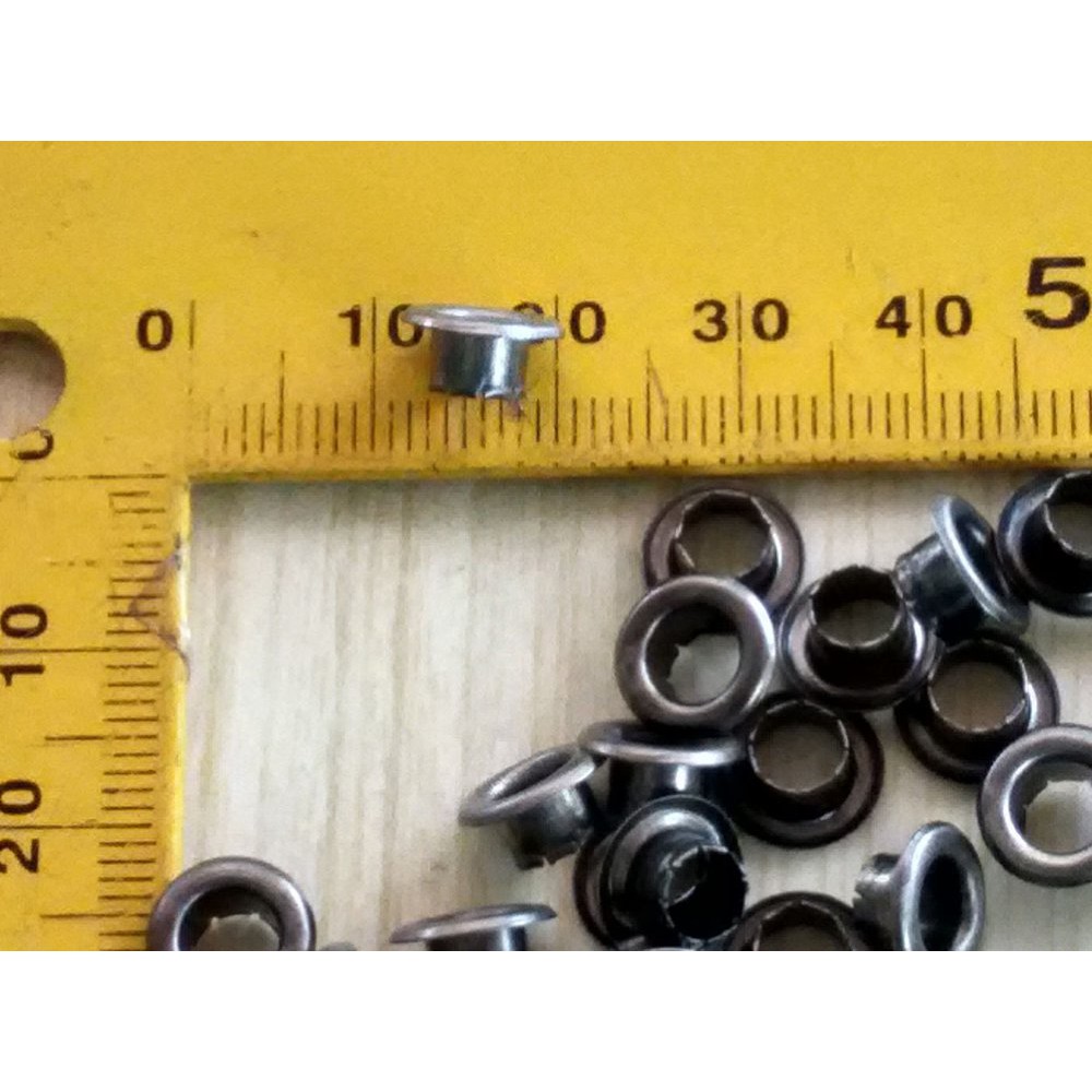 Mata ayam - eyelet - mata itik 5 mm hitam tanpa ring Limited