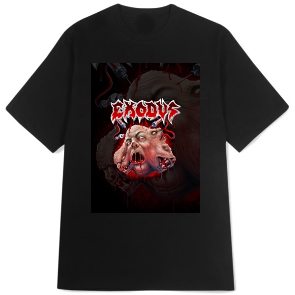 Kaos Exodus Band T-SHIRT Casual New Tshirt Bahan Katun