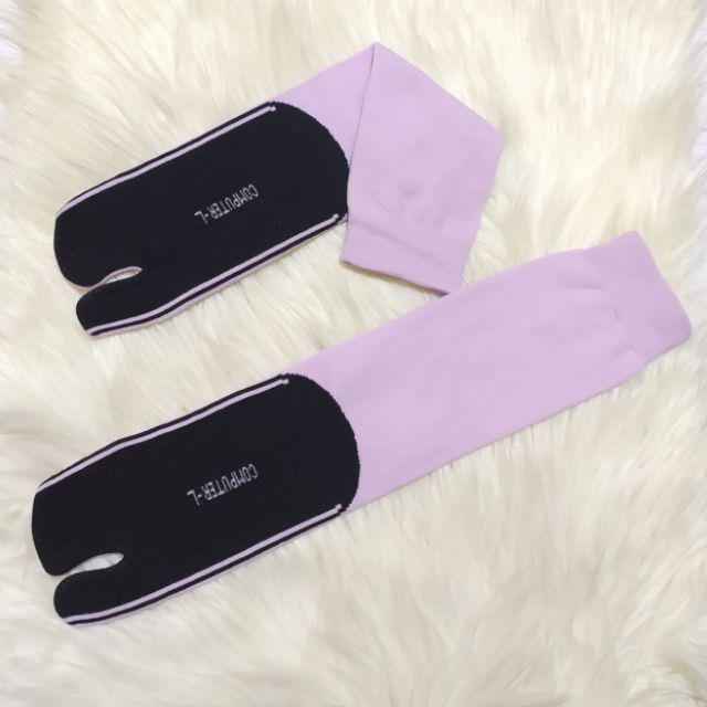 Kaos Kaki Jempol Termurah TERLARIS Kaos Kaki polos bahan polister random-Lavender
