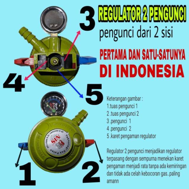 Regulator Double lock (pengunci ganda)