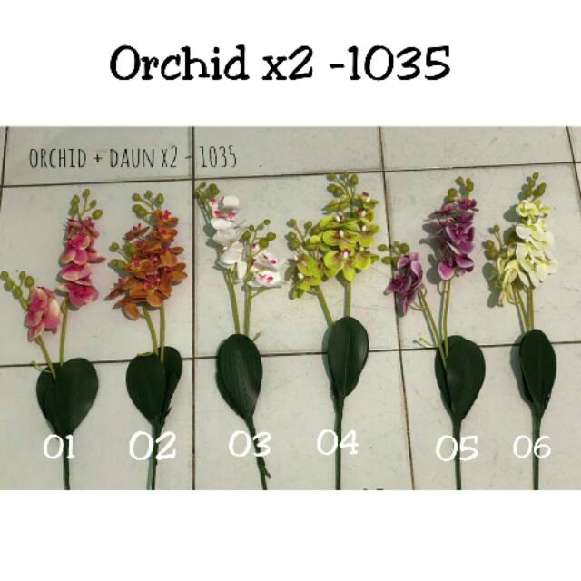 Bunga anggrek artificial/bunga anggrek palsu 1035