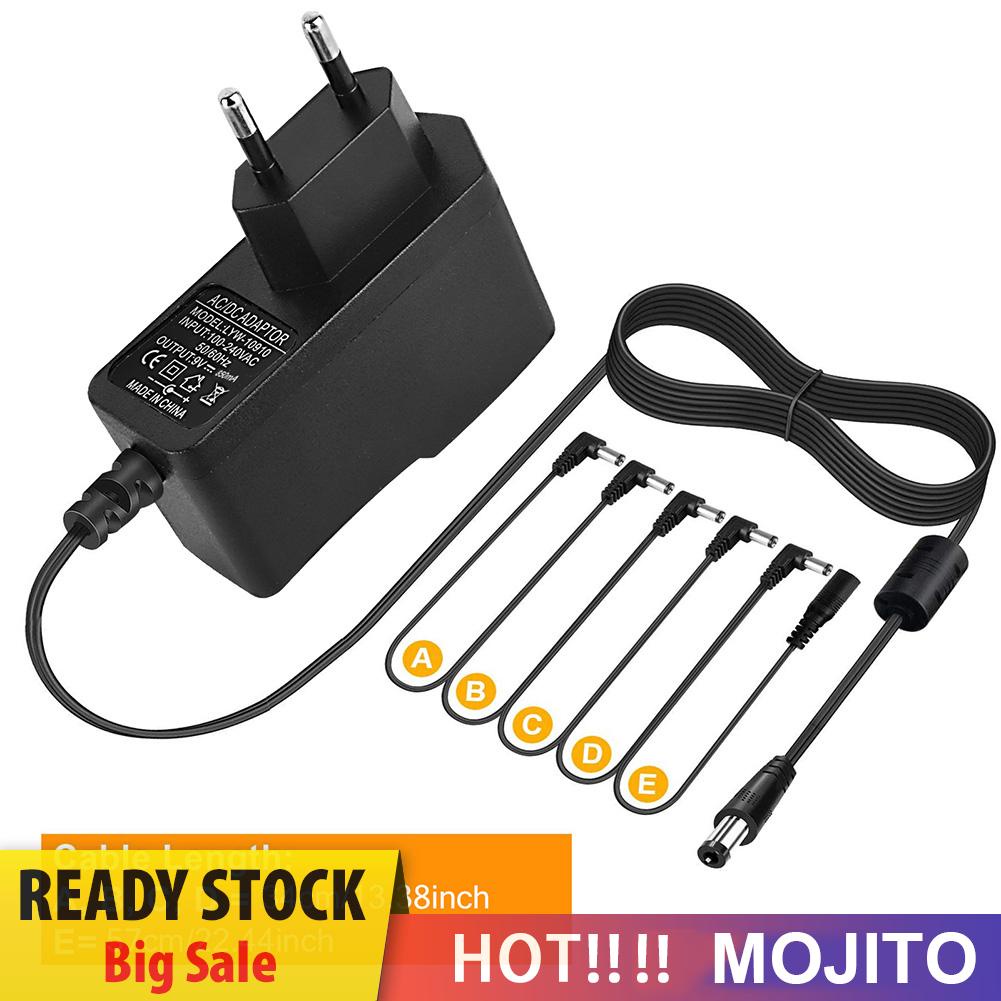 Kabel Adapter Power Supply Pedal Efek Gitar Elektrik 5 Arah