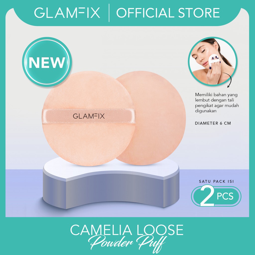 Glamfix Camelia Loose Powder Puff