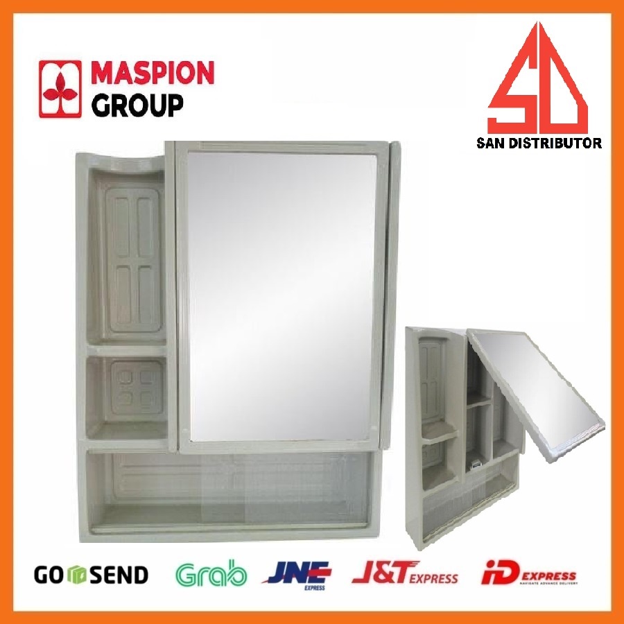 RAK DINDING CERMIN KACA Wall Cabinet Mc-18 Maspion /Rak Cermin Kamar Mandi/Kaca Toilet