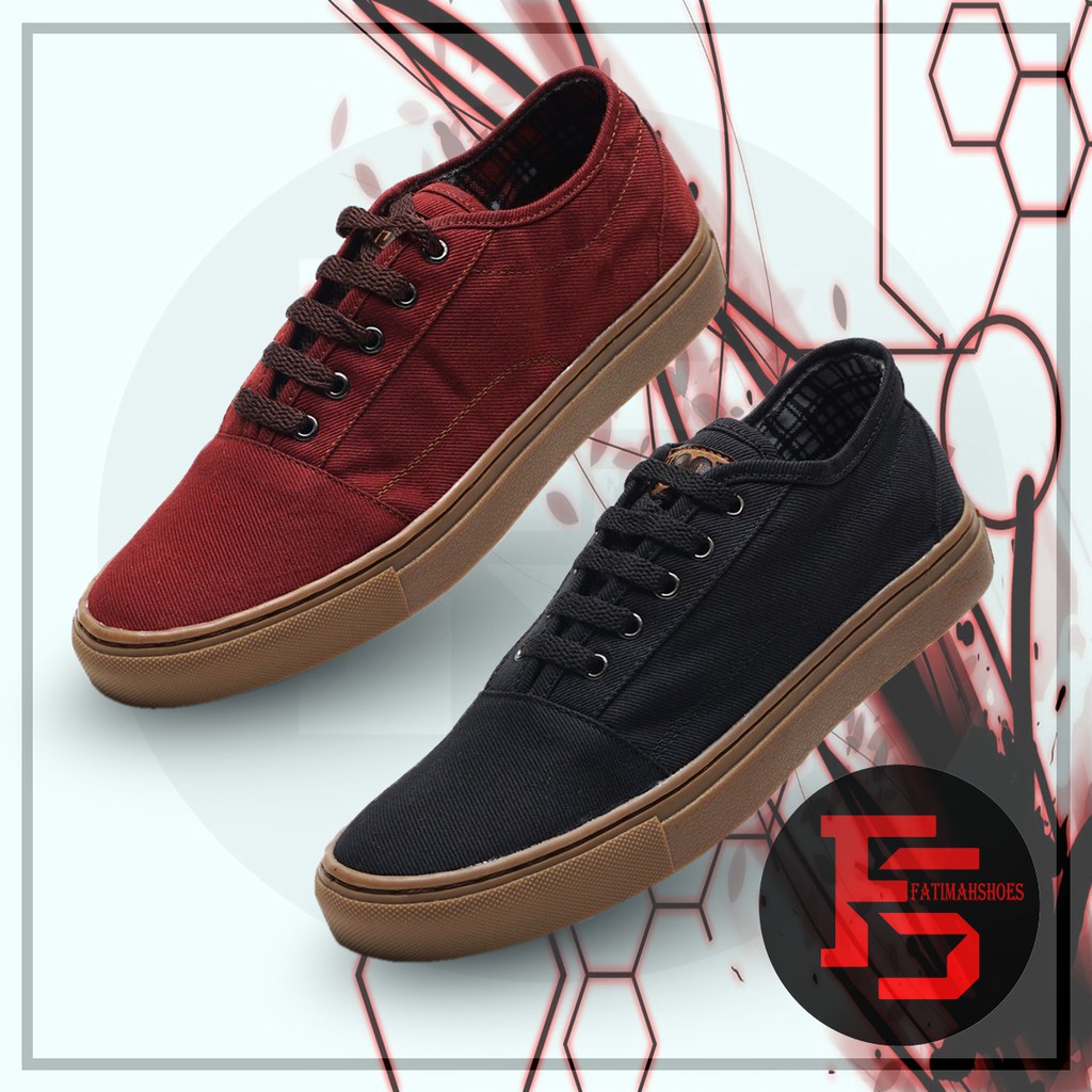 FATIMAHSHOES - Sepatu Casual Pria Termurah Original Handmade Shoes Sepatu Sneakers Pria Sepatu Cowok Sepatu Snekers