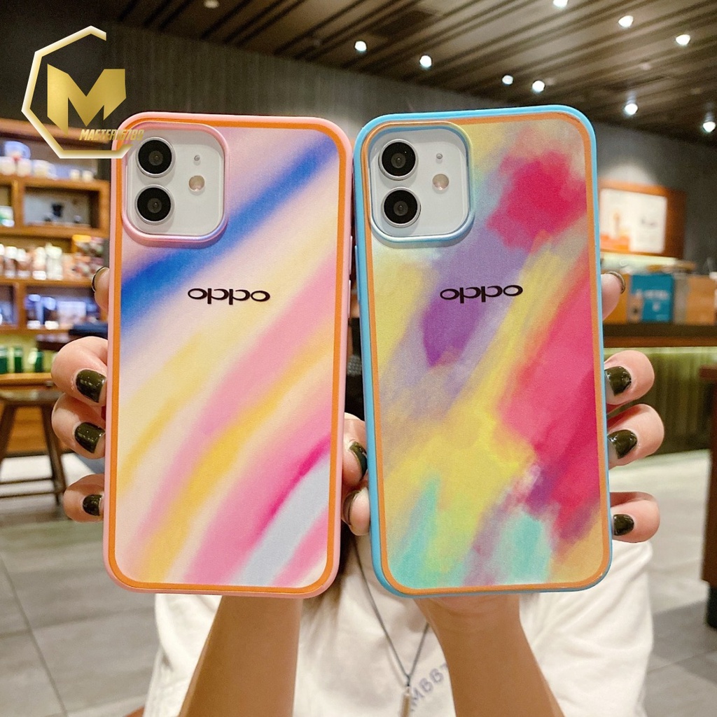 SS044 SOFTCASE RAINBOW OPPO A1K C2 A3S A5S F9 A7 A12 F1S RENO 4 4F 5F A59 A11K MA2097