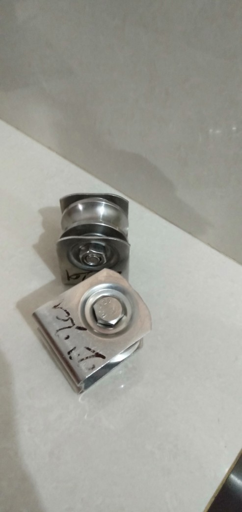 Roda Stainless 2 Inch Roda Pintu Geser 2 Inci Roda Pagar Roda Sliding Lemari 201