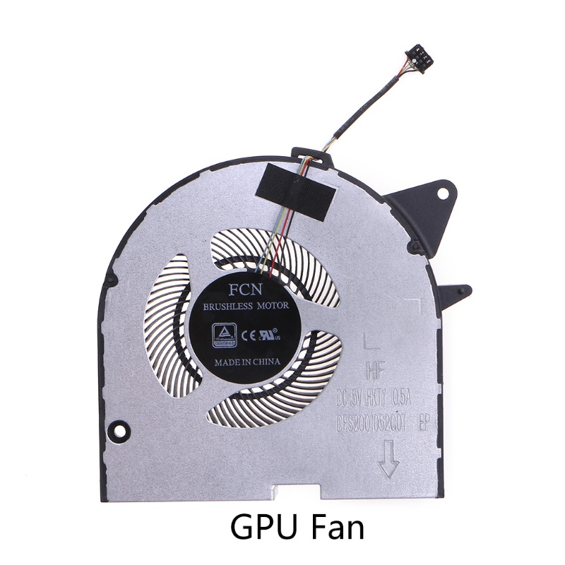 Bt CPU GPU Radiator Untuk DC 5V 0.5A 4pin 4-kabel Laptop GPU Cooler Fan Untuk 81LE Y7000P Y530P Y540P Y545 EG75100S1-1C010-