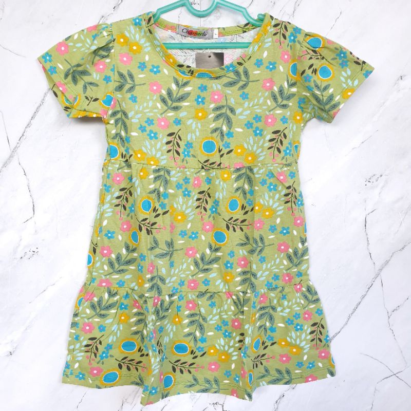 Dress Kaos Cotton Chameelo Anak Perempuan