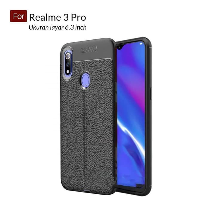 REALME C1 C2 C3 2 2 PRO 3 3 PRO CASE SOFTCASE AUTOFOKUS LEATHER KULIT JERUK SILIKON SOFT CASING COVER