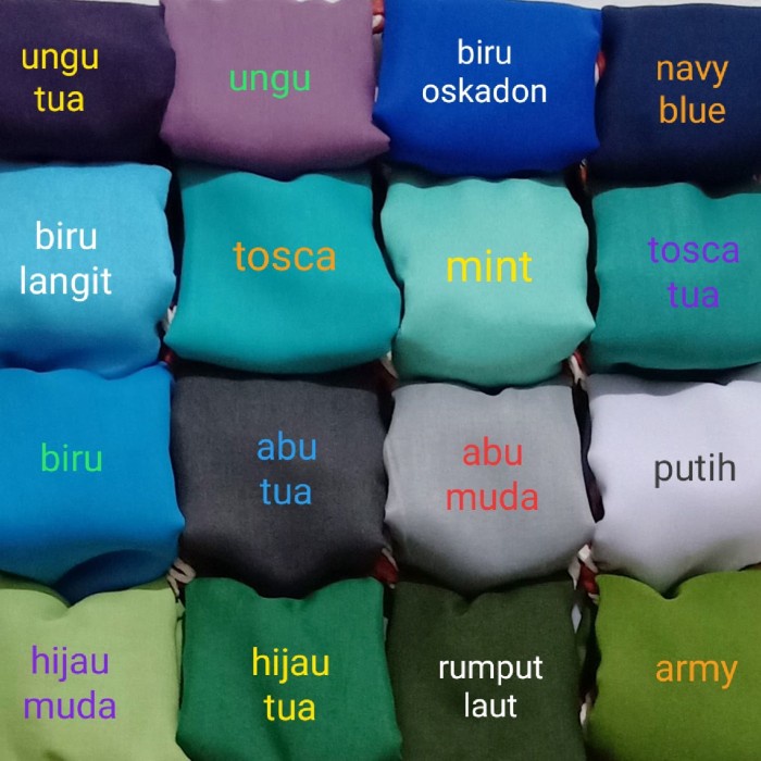 Promo   Jilbab Hijab Kerudung Segi Empat Saudia Katun Rawis Polos Aneka Warna   Hanya di shopee