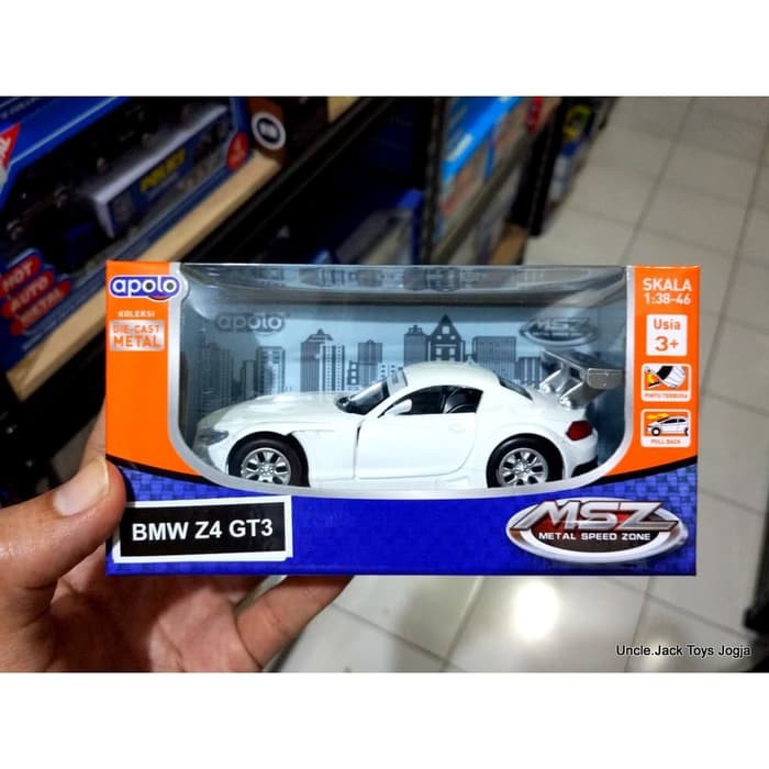 Mainan Anak Apollo BMW Z4 GT3 Mainan Diecast Mobil Mobilan