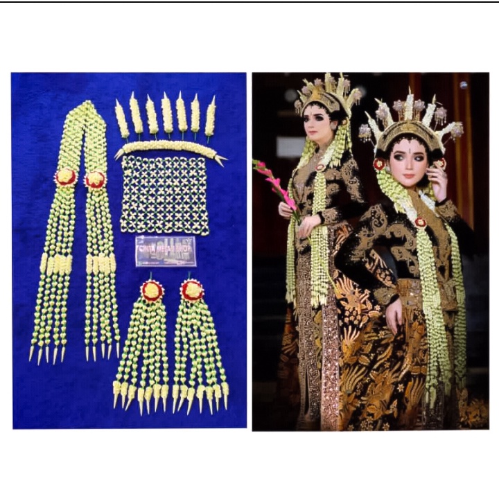 Melati Adat Madura/Melati Imitasi/Melati Palsu Madura/Melati Adat Kota Madura/Melati Pengantin Adat