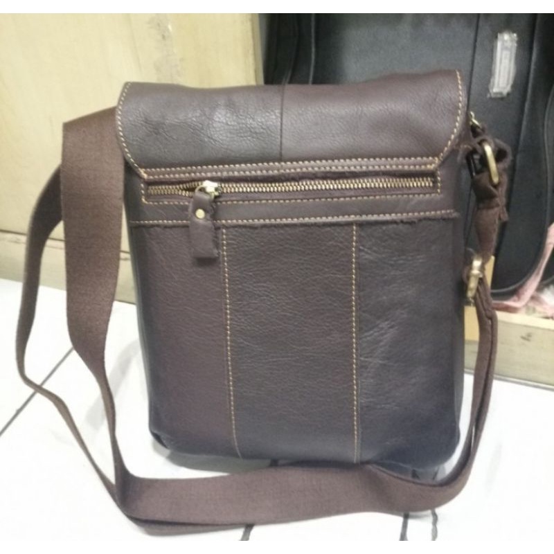 Tas selempang kerja kulit asli Ukuran besar Timberland premium quality