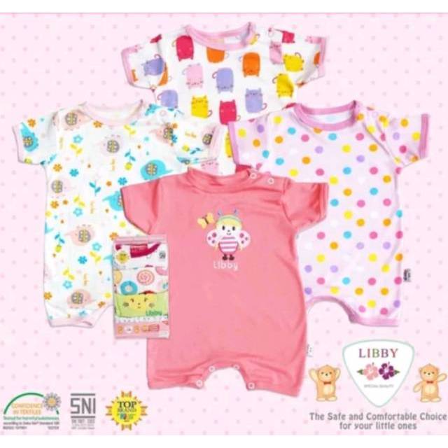 Jumper Romper Libby Segi empat Pakaian Baju Bayi Libby