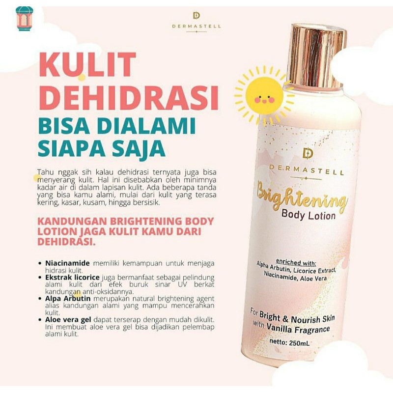 Dermastell Brightening Body Lotion 250 ml