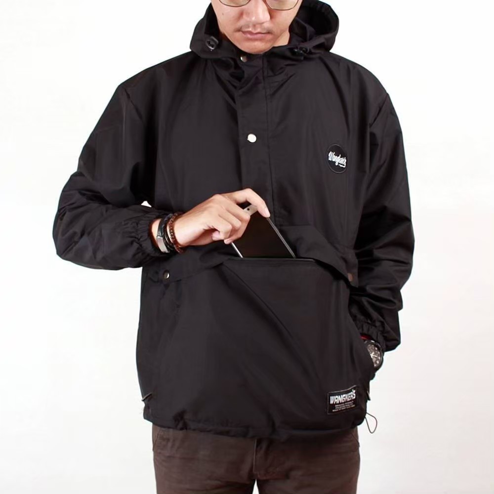 JAKET CAGOULE PRIA JUMBO BIG SIZE XXL XXXL DISTRO QUALITY