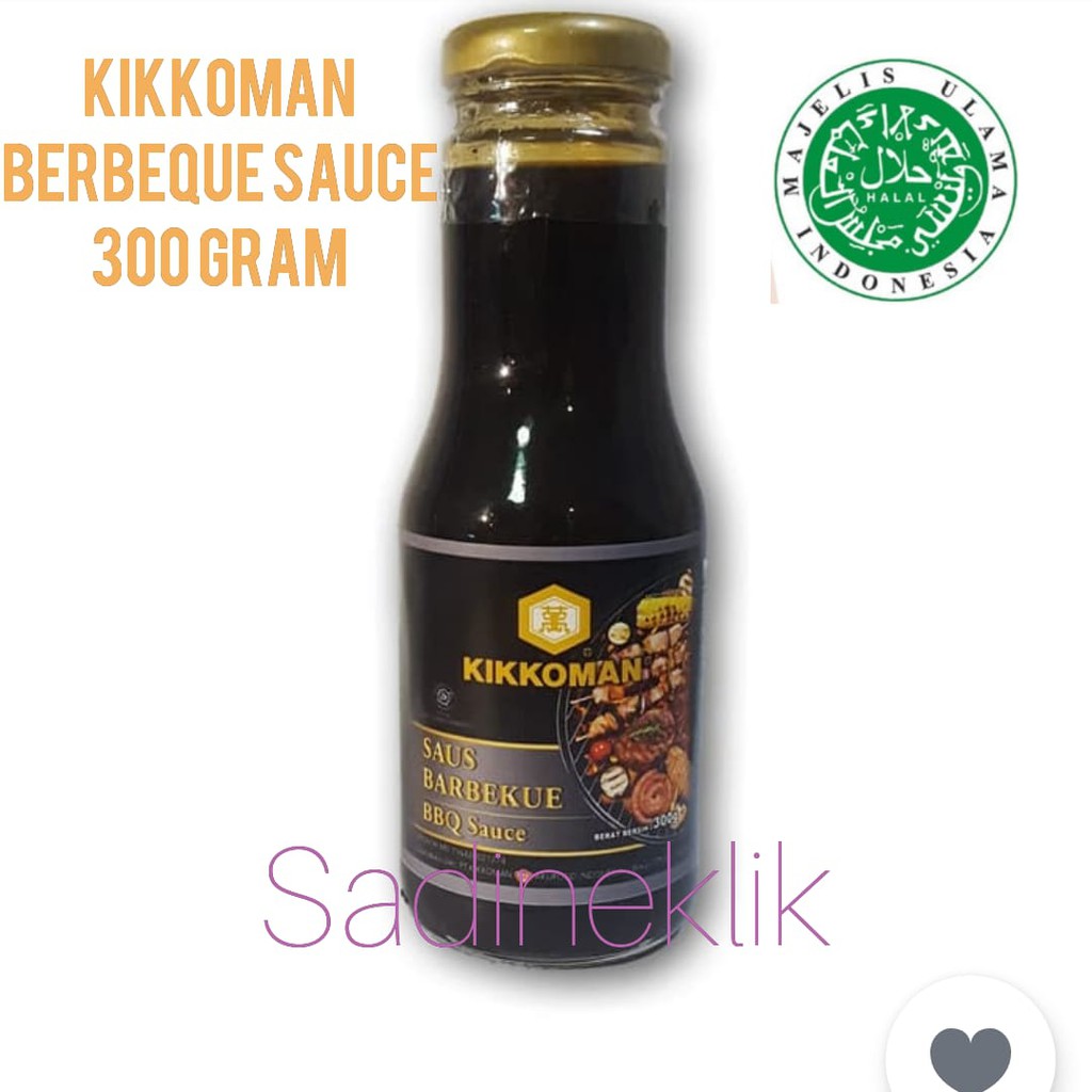 

Kikkoman Barbeque Sauce | Saus BBQ Botol 300 Gram Halal