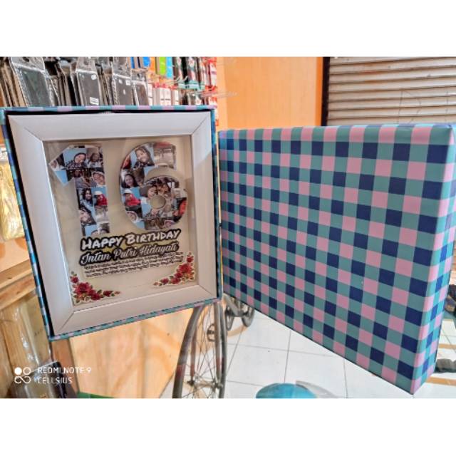 Pop up frame / kado unik /kado foto /foto pop up 3d